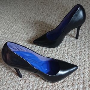 Antonia Saint New York Victoria Comfort Elegant Black Stiletto Heels size 6.5